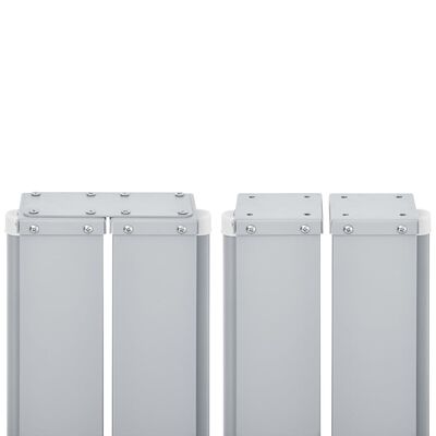 vidaXL Zatahovací boční markýza / zástěna hnědá 100 x 600 cm