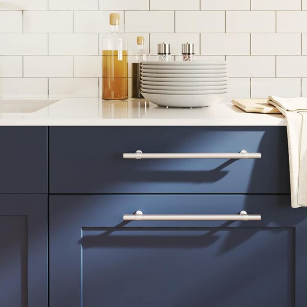 vidaXL N&aacute;bytkov&eacute; &uacute;chytky 5 ks stř&iacute;brn&eacute; 224 mm nerezov&aacute; ocel