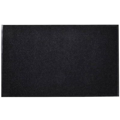 Černá PVC rohožka 90 x 120 cm