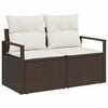 vidaXL Zahradn&iacute; sofa s pol&scaron;t&aacute;řem 120 x 62 x 69 cm polyratan