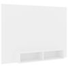 vidaXL N&aacute;stěnn&aacute; TV skř&iacute;ňka b&iacute;l&aacute; 135 x 23,5 x 90 cm dřevotř&iacute;ska