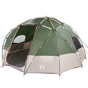 vidaXL Stan s kopul&iacute; se střechou Zelen&aacute; 475 x 475 x 235 cm taft