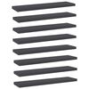vidaXL Př&iacute;davn&eacute; police 8 ks &scaron;ed&eacute; 40 x 10 x 1,5 cm dřevotř&iacute;ska