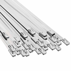 vidaXL Kabelov&aacute; vazba 250 ks 4,6 x 500 mm Stř&iacute;brn&aacute;