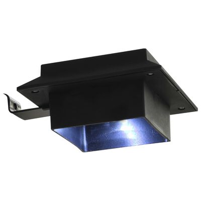 vidaXL Zahradní solární lampy 6 ks LED čtvercové 12 cm černé