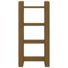 vidaXL Knihovna / dělic&iacute; stěna medově hněd&aacute; 60x35x125 cm masivn&iacute; dřevo