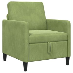 vidaXL Sofa s &uacute;ložn&yacute;m prostorem Světl&aacute; zelen&aacute; 72 x 78 x 87 cm