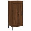 vidaXL Skř&iacute;ň highboard hněd&yacute; dub 34,5 x 34 x 180 cm kompozitn&iacute; dřevo