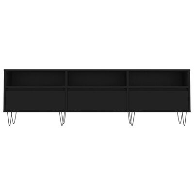 vidaXL TV skříňka černá 150 x 30 x 44,5 cm kompozitní dřevo