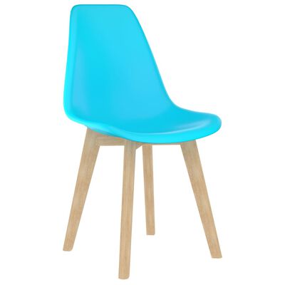 vidaXL Jídelní židle 2 ks modré plast
