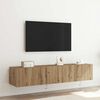 vidaXL TV wall cabinet N&aacute;stěnn&yacute; 2 pcs Artisanov&yacute; dub 80 x 35 x 31 cm