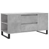 vidaXL Konferenčn&iacute; stolek betonově &scaron;ed&yacute; 102x44,5x50cm kompozitn&iacute; dřevo