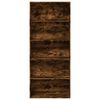 vidaXL Knihovna kouřov&yacute; dub 80 x 30 x 189 cm kompozitn&iacute; dřevo