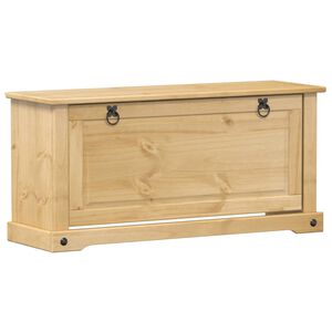 vidaXL Botn&iacute;k Corona 99 x 32 x 47 cm masivn&iacute; borov&eacute; dřevo