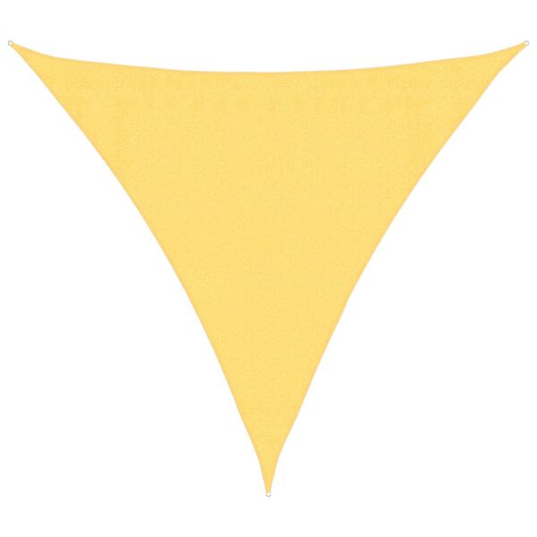 vidaXL Plachta proti slunci 160 g/m&sup2; b&eacute;žov&aacute; 3 x 3 x 3 m HDPE