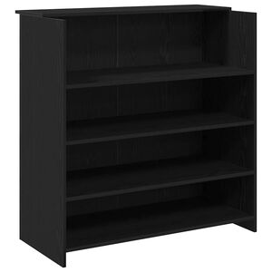 vidaXL Recepčn&iacute; stůl čern&yacute; dub 100 x 50 x 103,5 cm, konstrukčn&iacute; dřevo