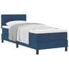 vidaXL Postel s boxspringem s čelo Modr&aacute; 80 x 200 cm textil
