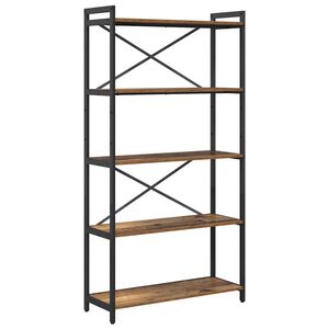 vidaXL Knihovna 80 x 30 x 155 cm Kompozitn&iacute; dřevo Star&eacute; dřevo