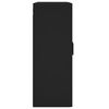 vidaXL N&aacute;stěnn&aacute; skř&iacute;ňka čern&aacute; 69,5 x 34 x 90 cm kompozitn&iacute; dřevo