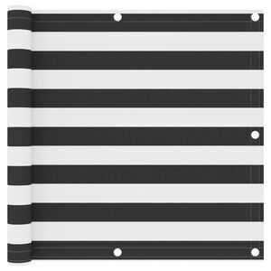 vidaXL Balk&oacute;nov&aacute; z&aacute;stěna antracitov&aacute; a b&iacute;l&aacute; 90x400 cm oxfordsk&aacute; l&aacute;tka