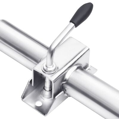 vidaXL Opěrné kolo pro přívěs s dělenou svorkou 48 mm pozinkovaná ocel