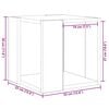 vidaXL Konferenčn&iacute; stolek Star&eacute; dřevo 32 x 32 x 30 cm kompozitn&iacute; dřevo