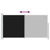 vidaXL Zatahovac&iacute; bočn&iacute; mark&yacute;za/z&aacute;stěna na terasu 170 x 300 cm čern&aacute;
