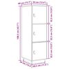 vidaXL Skř&iacute;ň highboard 34 x 40 x 108,5 cm masivn&iacute; borov&eacute; dřevo