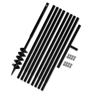 Zemn&iacute; vrt&aacute;k s rukojet&iacute; 100 mm, s n&aacute;stavci 9 m, ocel