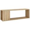 vidaXL TV stolek dub sonoma 100 x 24 x 32 cm kompozitn&iacute; dřevo