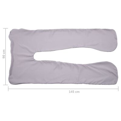 vidaXL Povlak na těhotenský polštář ve tvaru U 90 x 145 cm