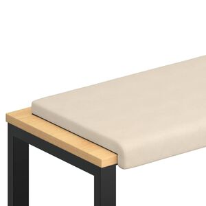 vidaXL Pol&scaron;t&aacute;ř na lavici Mikrovl&aacute;kno B&eacute;žov&aacute; Hloubka 35 cm