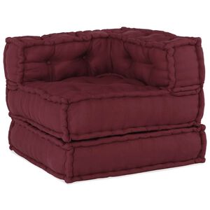vidaXL Modul&aacute;rn&iacute; pohovka Maroon 70x70x54 Fabric