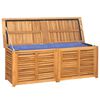 vidaXL Zahradn&iacute; &uacute;ložn&yacute; box s vložkou 150 x 50 x 55 cm masivn&iacute; teak