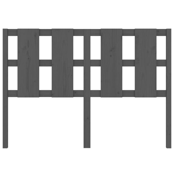 vidaXL Čelo postele &scaron;ed&eacute; 145,5 x 4 x 100 cm masivn&iacute; borovice