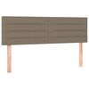 vidaXL Box spring postel s matrac&iacute; taupe 140x190 cm textil