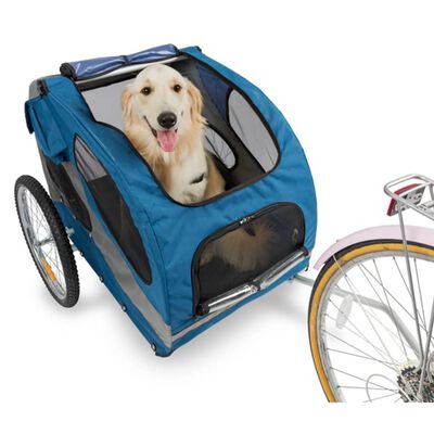 PetSafe Vozík za kolo pro psy Happy Ride L modrý
