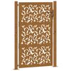 vidaXL Zahradn&iacute; br&aacute;na 100 x 125 cm, ocelov&yacute; design s povětrnostn&iacute;mi vlivy
