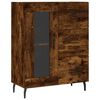 vidaXL Skř&iacute;ň highboard kouřov&yacute; dub 69,5 x 34 x 180 cm kompozitn&iacute; dřevo