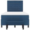 vidaXL Postel s boxspringem s matrac&iacute; s čelo Modr&aacute; 120 x 200 cm textil
