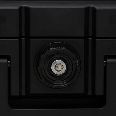 vidaXL Bezpečnostní schránka černá 38 x 32,5 x 16,5 cm