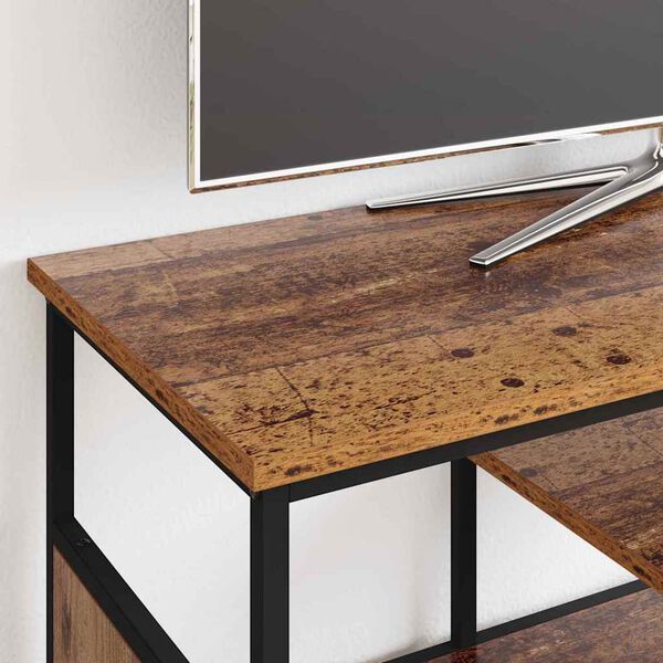 vidaXL Televizn&iacute; skř&iacute;ň Star&eacute; dřevo 100 x 35 x 45 cm