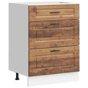 vidaXL Kuchyňsk&aacute; spodn&iacute; skř&iacute;ňka "Porto" old wood kompozitn&iacute; dřevo