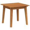 vidaXL Bočn&iacute; stůl Hněd&aacute; 45 x 45 x 40 cm Masivn&iacute; ak&aacute;tov&eacute; dřevo
