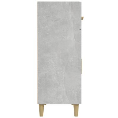 vidaXL Příborník betonově šedý 69,5 x 34 x 89 cm kompozitní dřevo