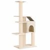 vidaXL Kočič&iacute; strom se &scaron;krabac&iacute;mi sloupky sisal Kr&eacute;mov&aacute; 183 cm