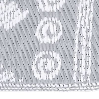 vidaXL Venkovní koberec šedý 190 x 290 cm PP