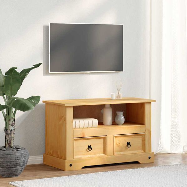 vidaXL TV skříňka mexická borovice Corona 91 x 43 x 56 cm