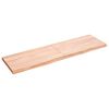 vidaXL Stoln&iacute; deska světle hněd&aacute; 140x40x(2-4)cm o&scaron;etřen&yacute; masivn&iacute; dub