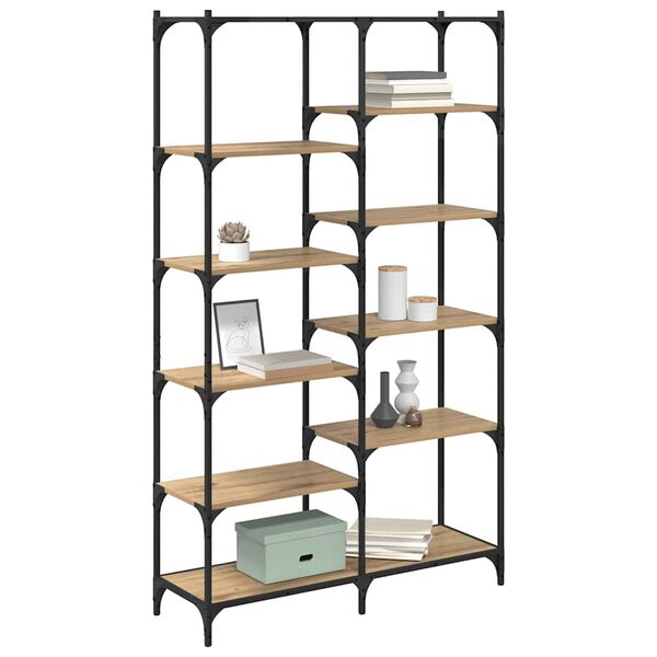 vidaXL Knihovna dub artisan 100 x 32 x 170 cm Kompozitn&iacute; dřevo